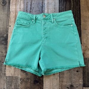 RFM Green Denim Women's Shorts - Size Medium